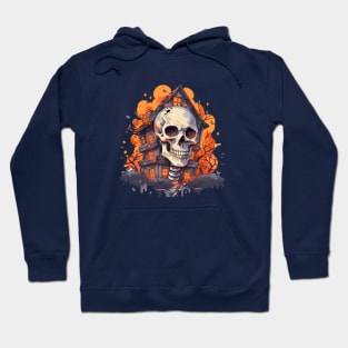 Halloween Skull Terror Hoodie